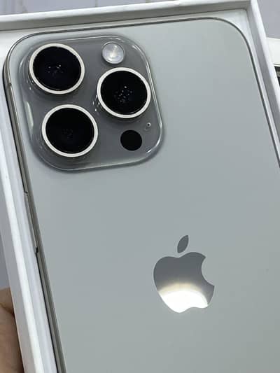 I phone 15 pro Max 256 GB Factory Non PTA 99% Battery Health with Box