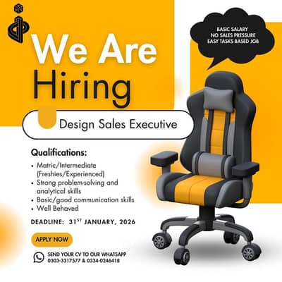 Hiring Design Sales Executives