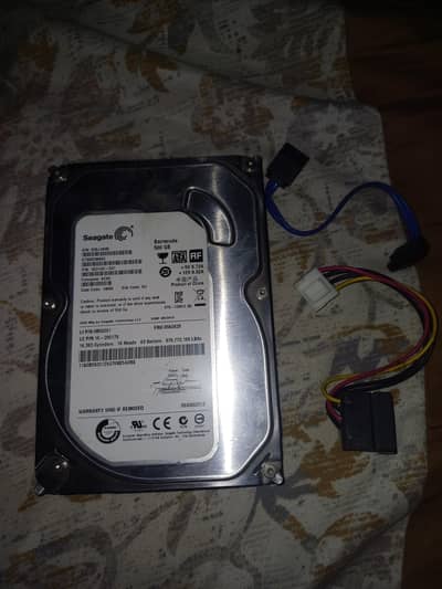 500 GB hard drive - very less used