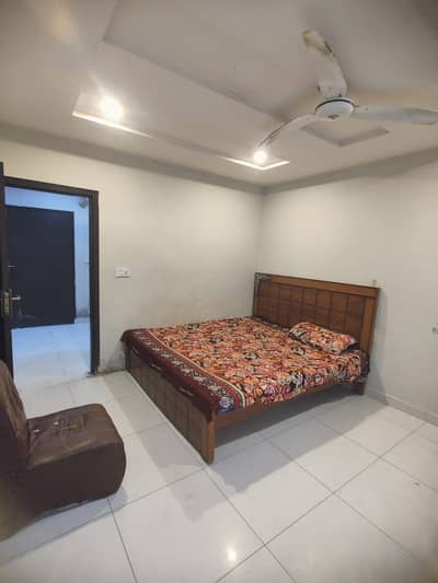 Two bed semi furnished apartment available for rent in