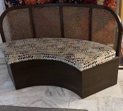 Cane sofa