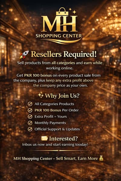 MH Shopping Center – Resellers Needed!