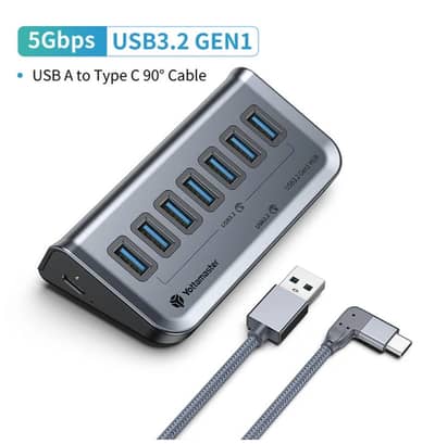 YOTTAMASTER 07 PORT USB 3.2 GEN2 10GBPS DATA HUB EXTENSION!!