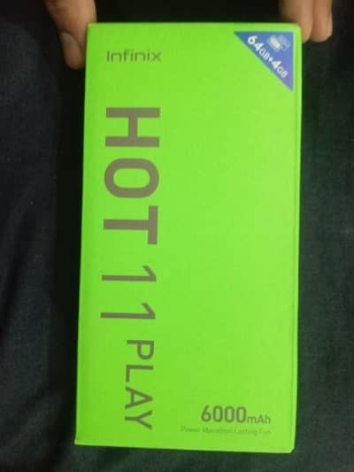 infinix hot 11play in 10/10 condition