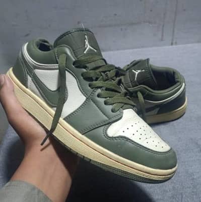 Nike Jordan 1 low military green original