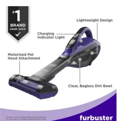 Cordless Vaccum Cleaner + Pet Accessorie Handler Vaccum Cleaner