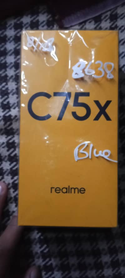 realme c75x 8+8 128 new mobile pta exchange possible