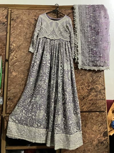 Beautiful Lilac Party Wear Dress