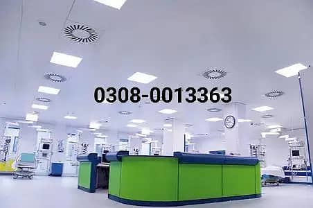 2x2 Ceiling, PVC Wall Panels, Roller Blinds, Glass Papers, Vinyl Floor