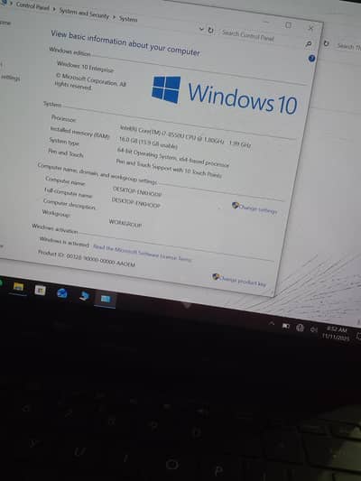 Asus Core i7 8th Generation