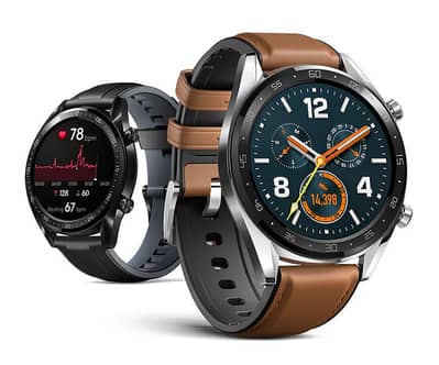 Huawei Watch GT 2 With Premium Black Stap.