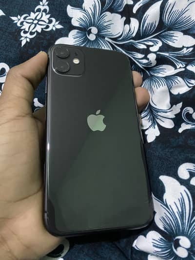 iPhone 11 jv Rear Black All okay Contact us: 03284617341