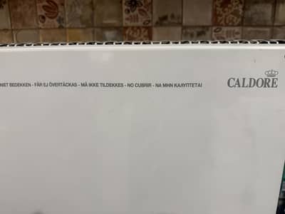 Instant heat generating original Italian electric heater