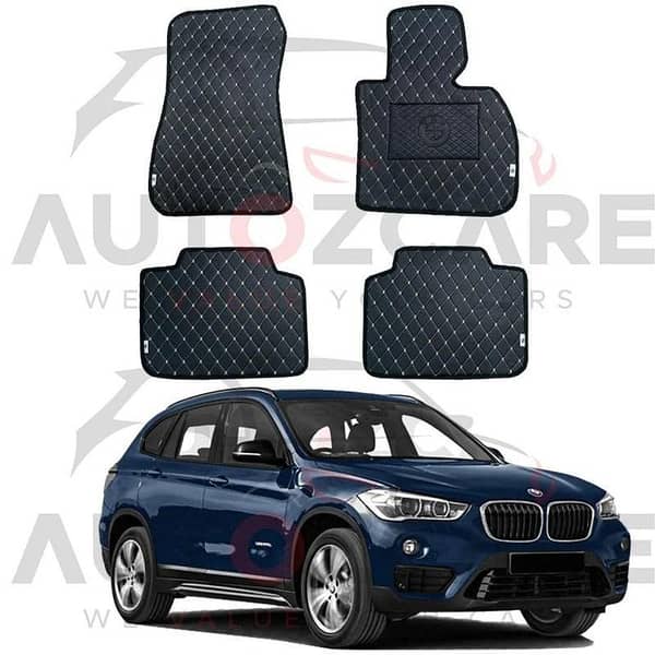 BMW X1 7D Floor Mats ( Flat Style ) 4PCS - Model 2016-2025