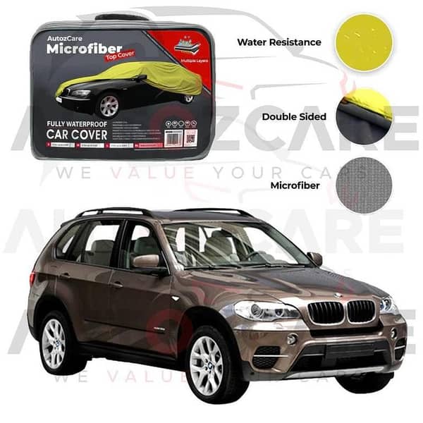 BMW X5 Series Microfiber Car Top Cover - Model 2006-2013