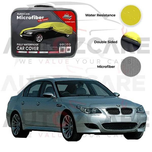 BMW 5 Series Microfiber Car Top Cover - Model 2003-2010