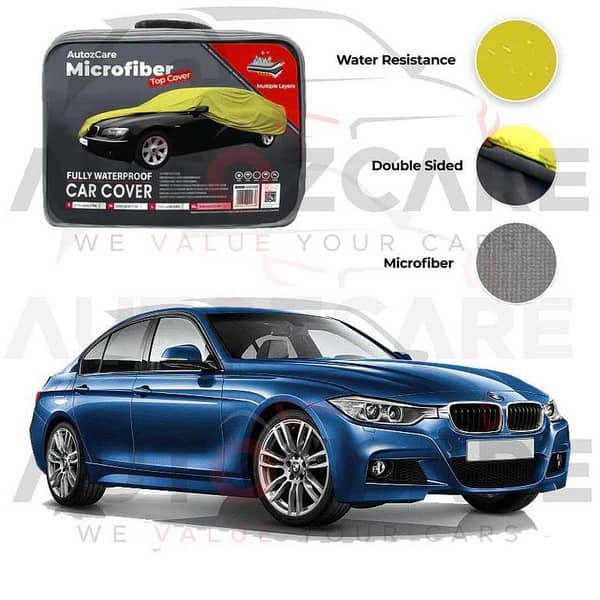 BMW 3 Series Microfiber Car Top Cover - Model 2012-2018