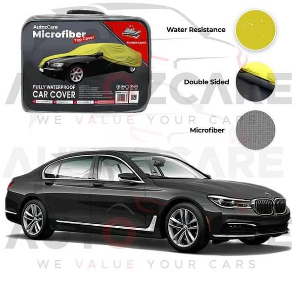 BMW 7 Series Microfiber Car Top Cover - Model 2016-2022