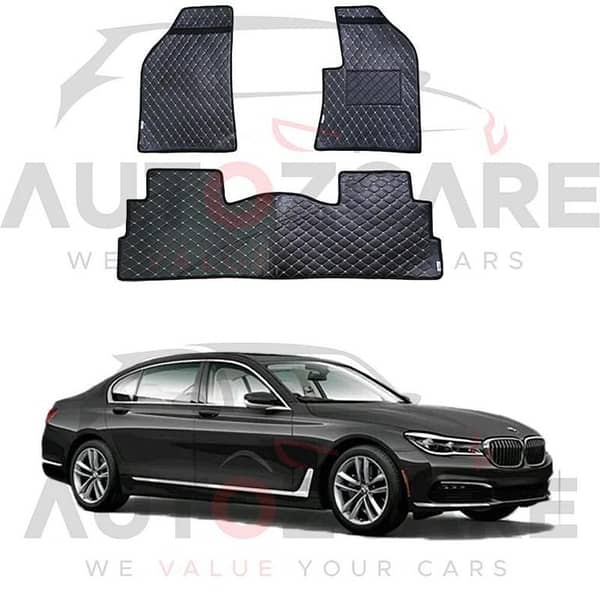 BMW 7 Series 7D Floor Mat ( Flat Style ) 5PCS - Model 2016-2022