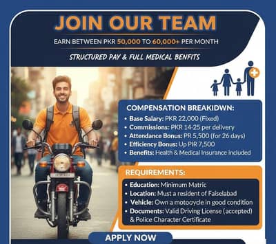 03448577745| Hiring rider| Rider job available