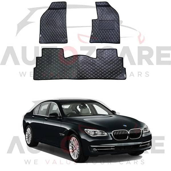 BMW 7 Series 7D Floor Mat ( Flat Style ) 5PCS - Model 2009-2015