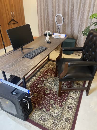 Table and chair available