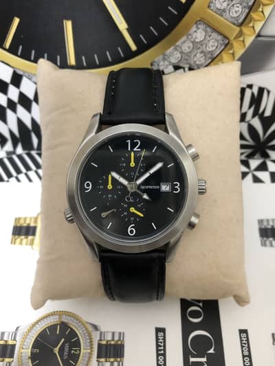 NESPRESSO-ORIGINAL JAPAN-NEW WATCH-SEIKO CITIZEN CASIO ARMANI FOSSIL