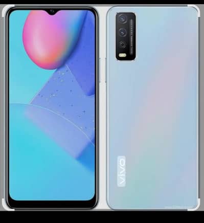vivo y12 with box and charger