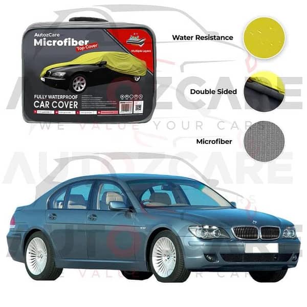 BMW 7 Series Microfiber Car Top Cover - Model 2002-2009