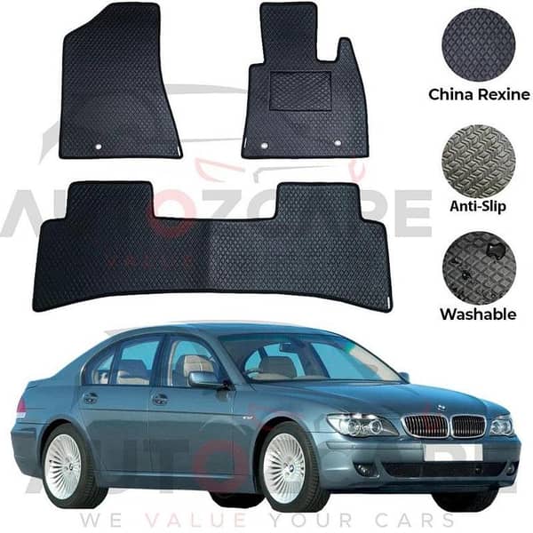 BMW 7 Series China Rexine Floor Mat 5PCS - Model 2002-2009