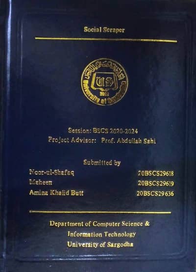 Thesis Binding Flex Printing Visiting Cards Designing Bill Book Folder