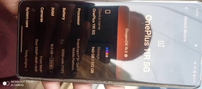 Oneplus 11r 5g 16/512gb non pta galactic silver