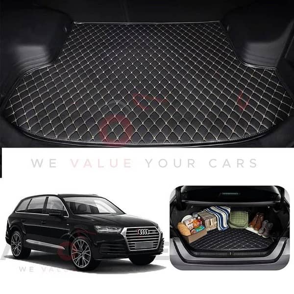Audi Q7 7D Custom Car Trunk Mat - Model 2016-2018