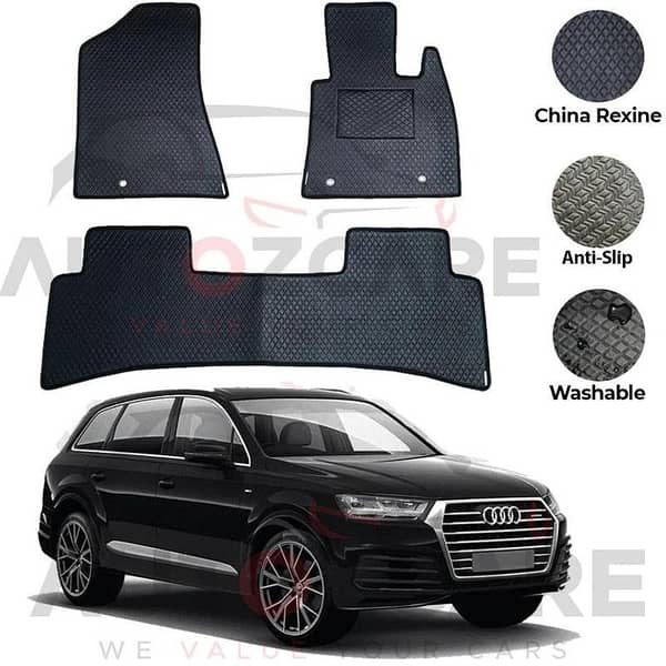 Audi Q7 China Rexine Floor Mat 4PCS - Model 2016-2018