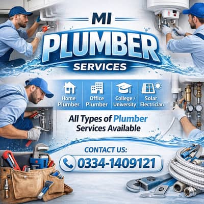 Plumber Services in Islamabad at your Doorsteps-Plumber Work Available