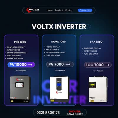 off grid solar inverter voltx /on grid/ hybrid