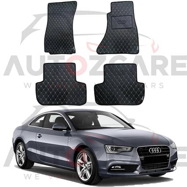 Audi A5 7D Floor Mat ( Flat Style ) 4PCS - Model 2007-2016