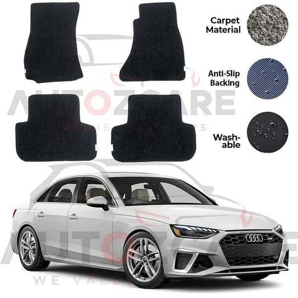 Audi A4 Genuine Fitting Carpet Floor Mat 4PCS - Model 2017-2025
