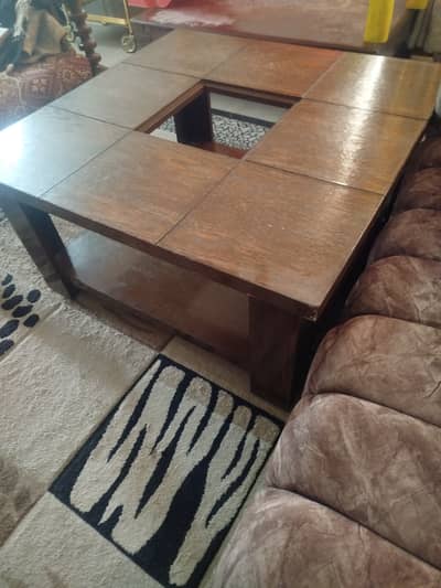 Center table wooden