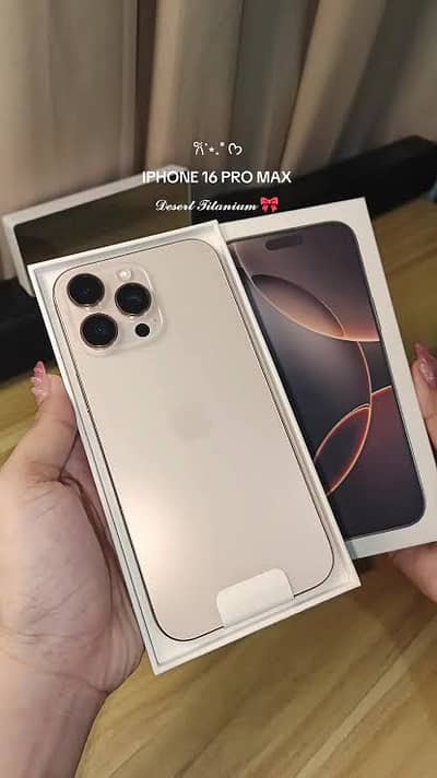 iPhone 16 pro max PTA approved desert titanium
