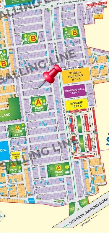 5 Marla Good Location Plot Block-A Available For Sale In Bahria EMC