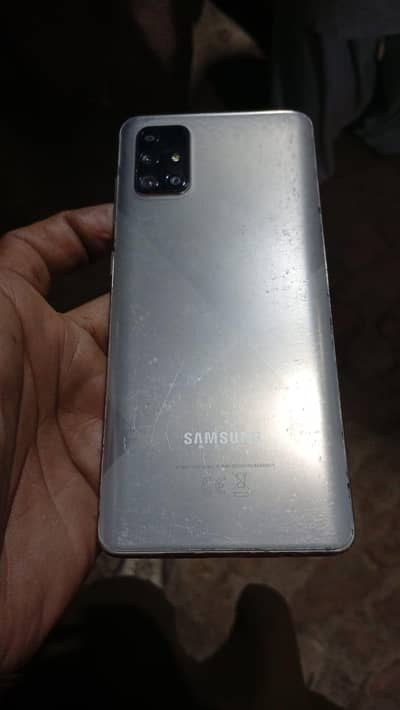 samsang a71 8/128 pubg 60fps non pta touch break 10%