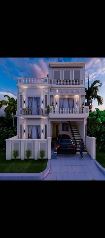 5 Marla Sun Face Double Storey Beautiful Brand New House. Available For Sale in Chanab Block. Mumtaz City Islamabad.