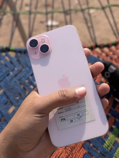 iphone 15 plus jv 100 8 cycle health original 128 10by9.8 condition