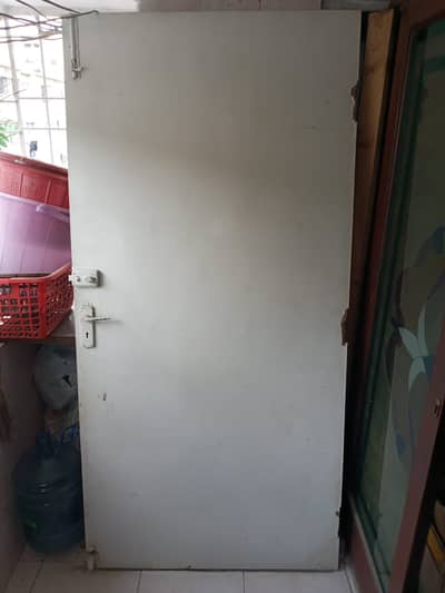 Pure Wooden Door (6.7 ft x 3.3 ft) In Very Good Condition