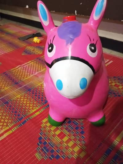 Rubber horse