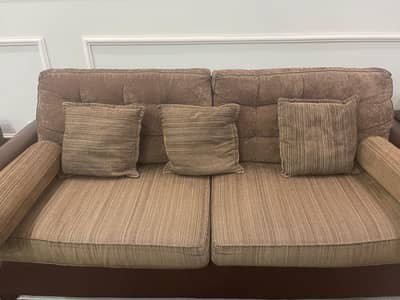 5 seater leather sofa set