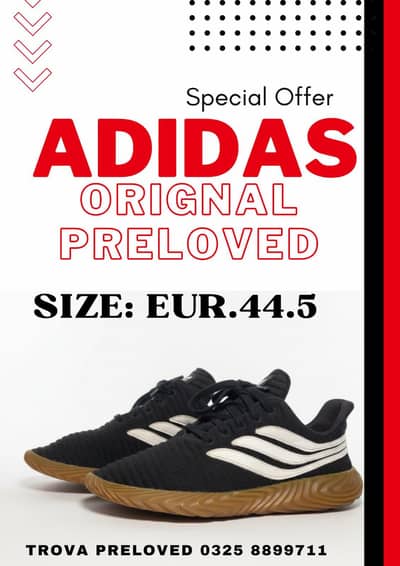 4 adidas 100% original and 1 rebook original