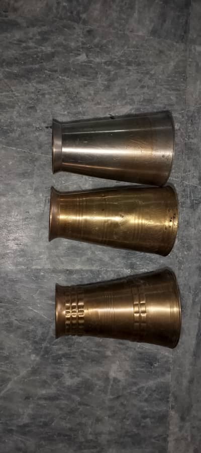 Brass glass handmade