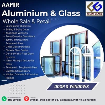 Glass & Aluminium Works  Aluminium & Glass Fabrication  Ghani Glass